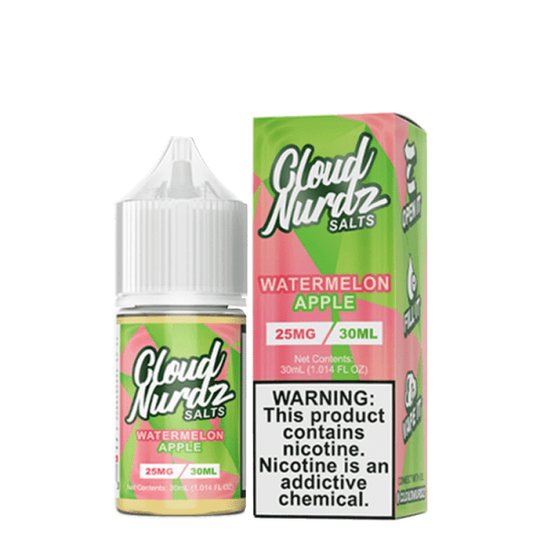 Cloud Nurdz Watermelon Apple Salts 30ml