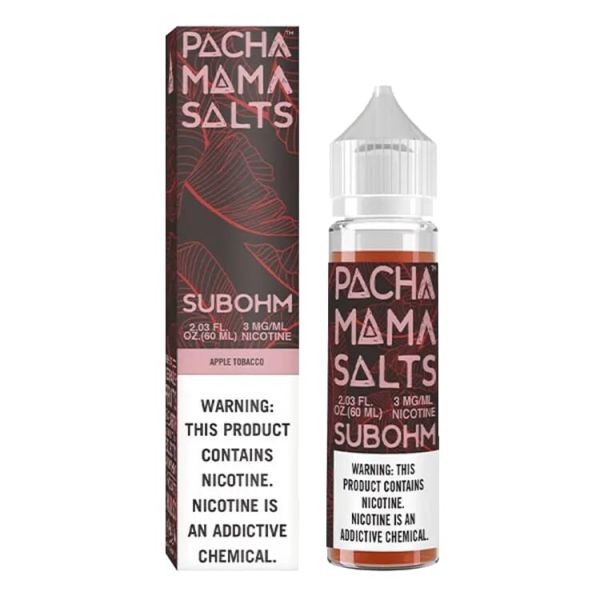 Pachamama Apple Tobacco Sub Ohm Salt 60ml