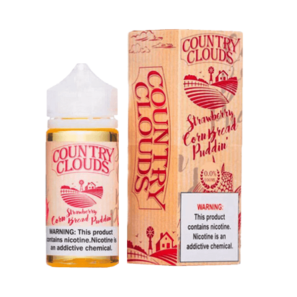 Country Clouds Strawberry Bread Puddin 100ml