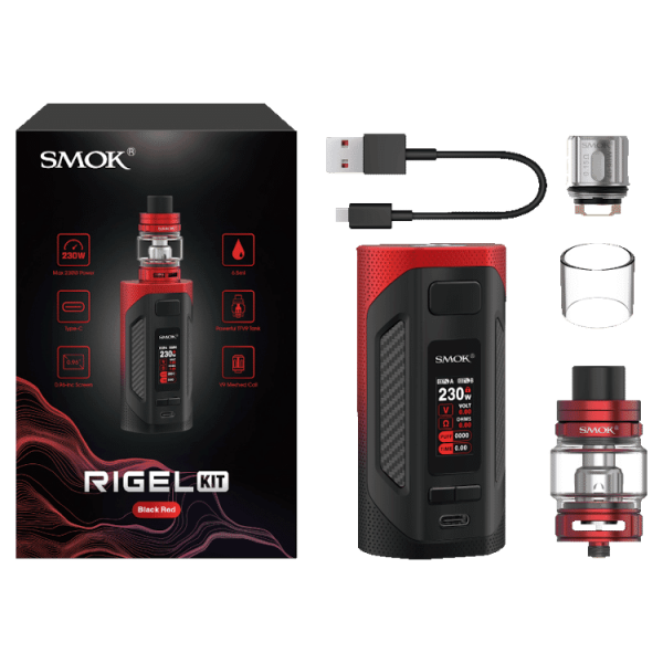 SMOK RIGEL Kit 230W w/ TFV9 Tank